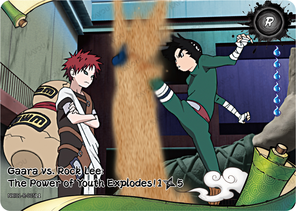 Gaara vs Rock Lee: The Power of Youth Explodes! (1/5) — NREA01-R-005L1