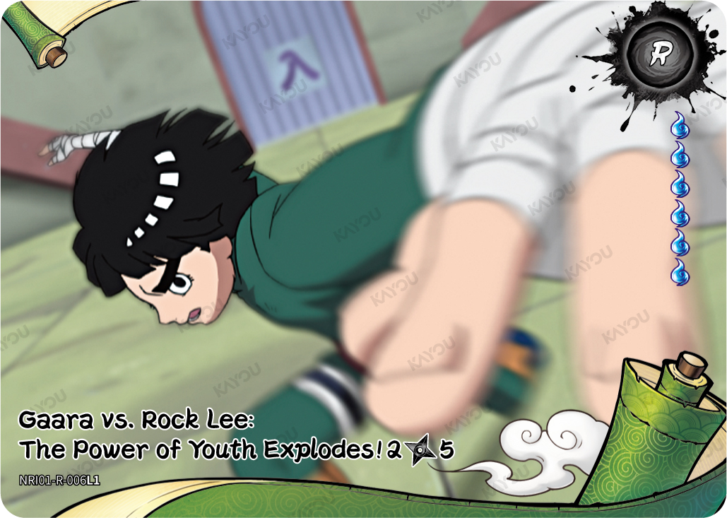 Gaara vs Rock Lee: The Power of Youth Explodes! (2/5) — NREA01-R-006L1