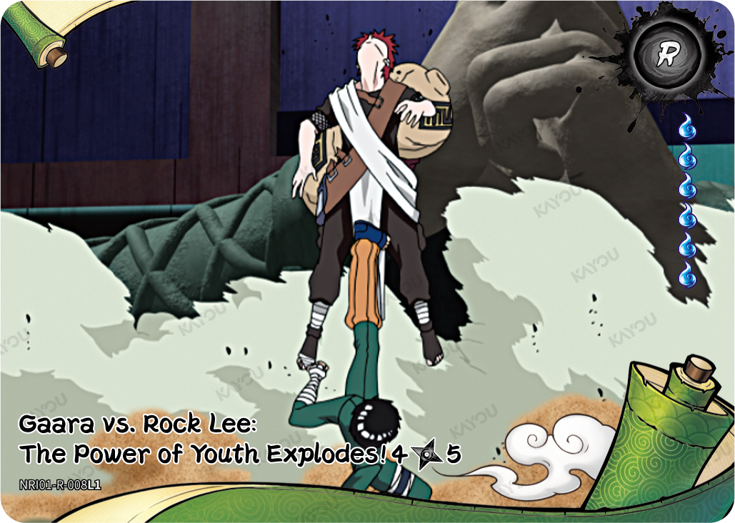 Gaara vs Rock Lee: The Power of Youth Explodes! (4/5) — NREA01-R-008L1