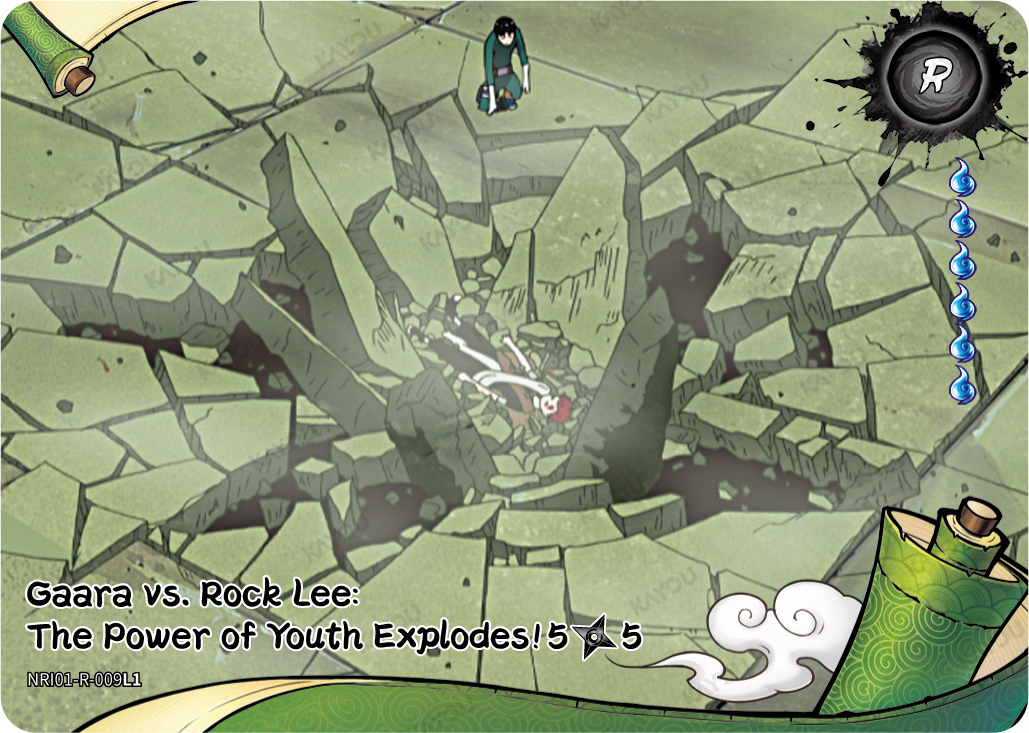Gaara vs Rock Lee: The Power of Youth Explodes! (5/5) — NREA01-R-009L1