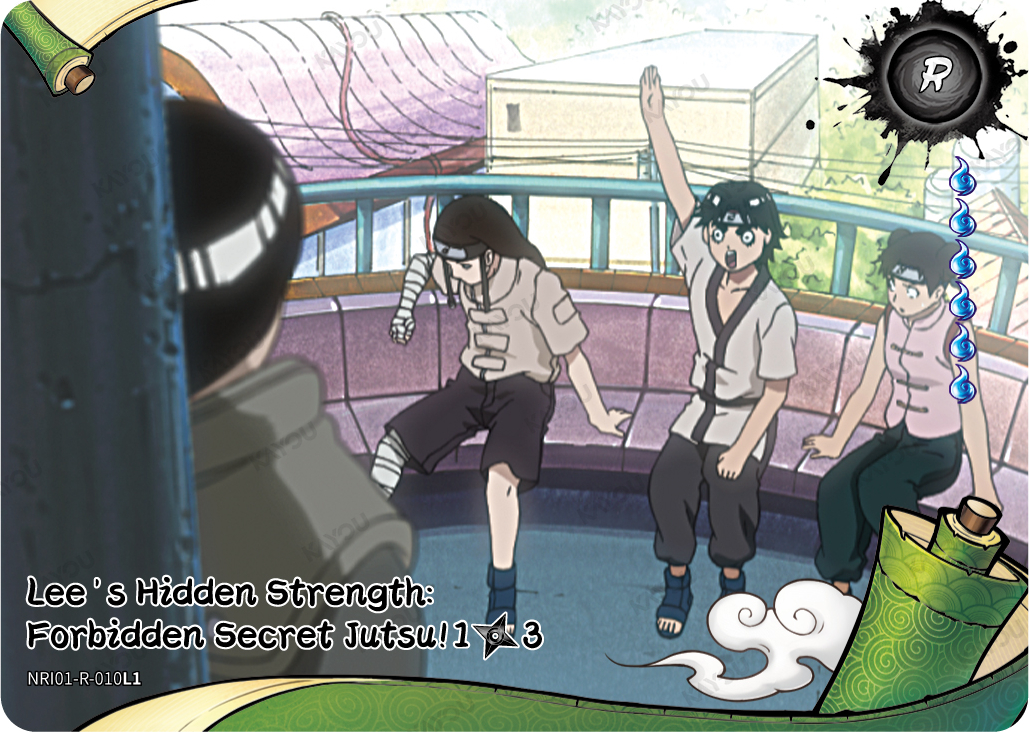 Lee's Hidden Strength: Forbidden Secret Jutsu (1/3) — NREA01-R-010L1