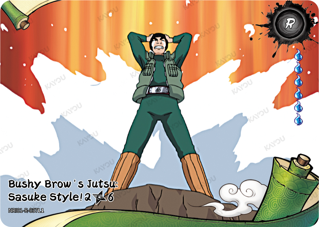 Bushy Brow's Jutsu: Sasuke Style (2/6) — NREA01-R-037L1