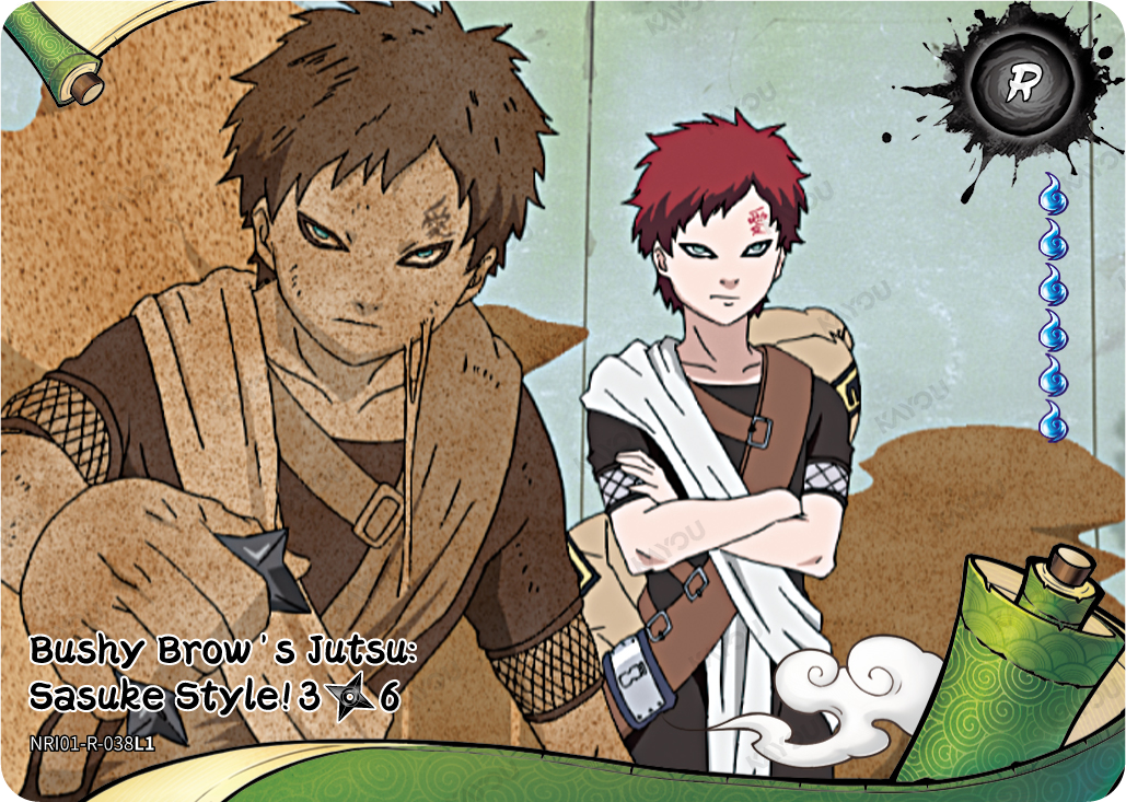Bushy Brow's Jutsu: Sasuke Style (3/6) — NREA01-R-038L1