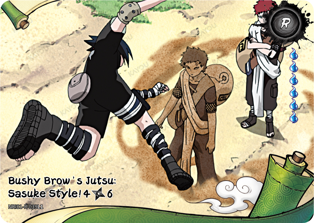Bushy Brow's Jutsu: Sasuke Style (4/6) — NREA01-R-039L1