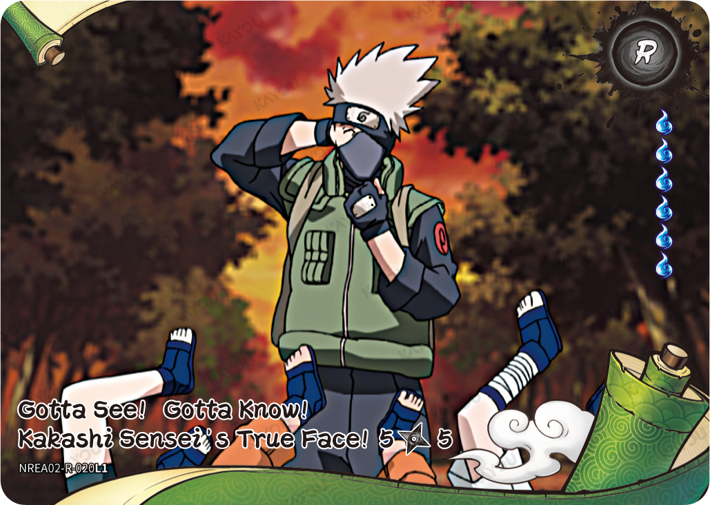 Gotta See! Gotta Know! Kakashi Sensei's True Face — NREA02-R-020L1