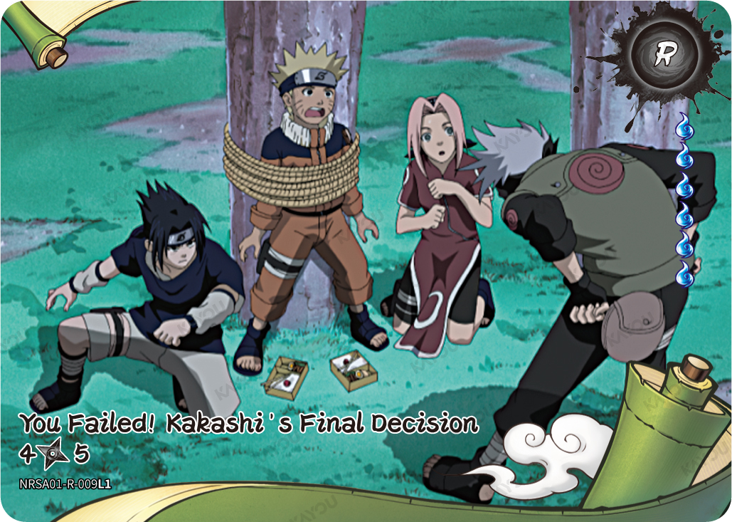You Failed! Kakashi's Final Decision (4/5) — NRSA01-R-009L1