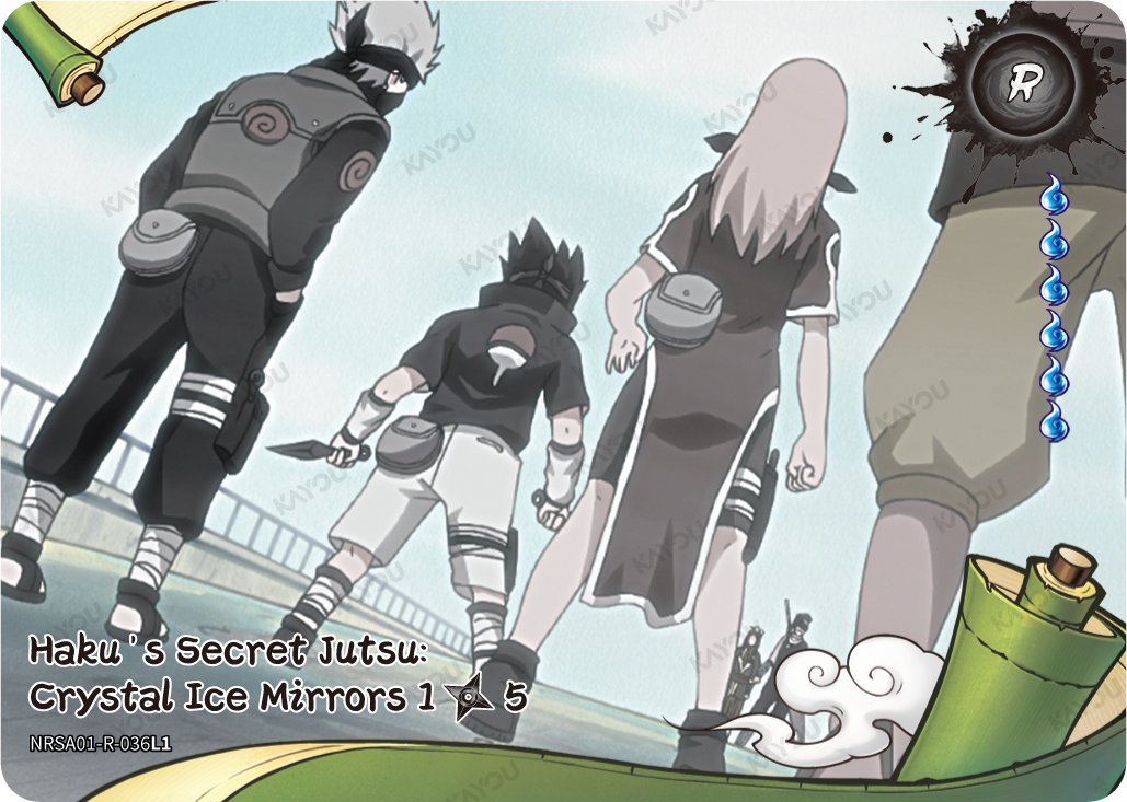 Haku's Secret Jutsu: Crystal Ice Mirrors (1/5) — NRSA01-R-036L1