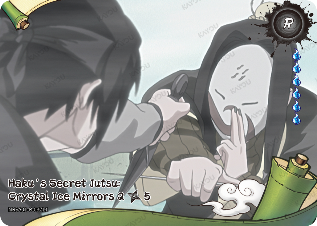 Haku's Secret Jutsu: Crystal Ice Mirrors (2/5) — NRSA01-R-037L1
