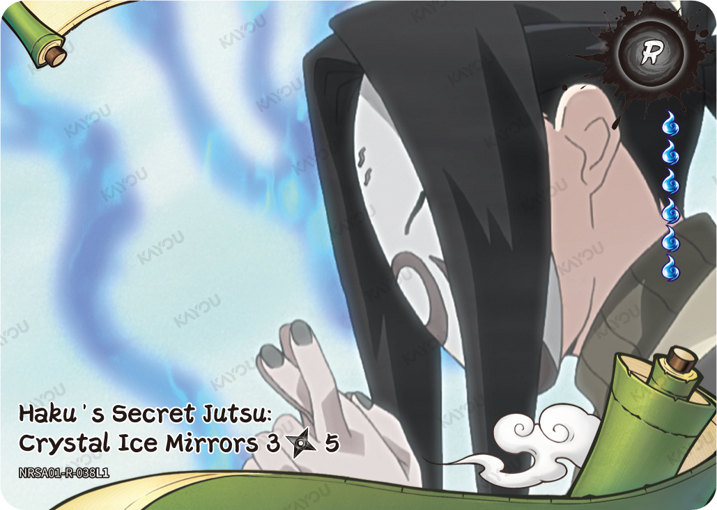 Haku's Secret Jutsu: Crystal Ice Mirrors (3/5) — NRSA01-R-038L1