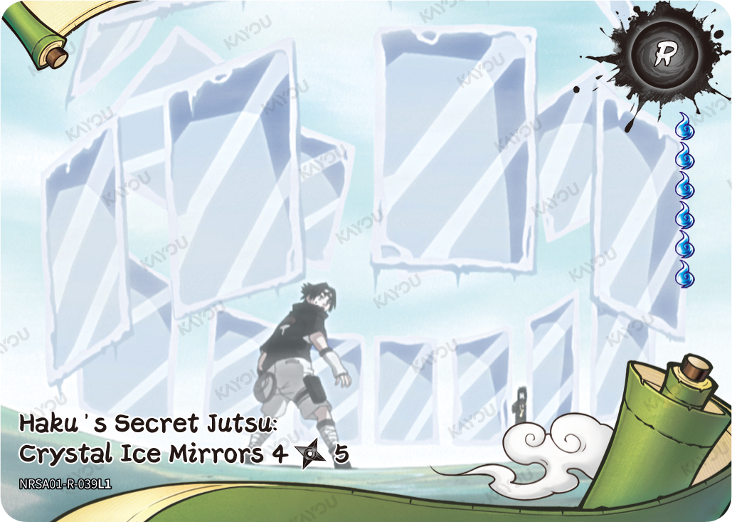Haku's Secret Jutsu: Crystal Ice Mirrors (4/5) — NRSA01-R-039L1