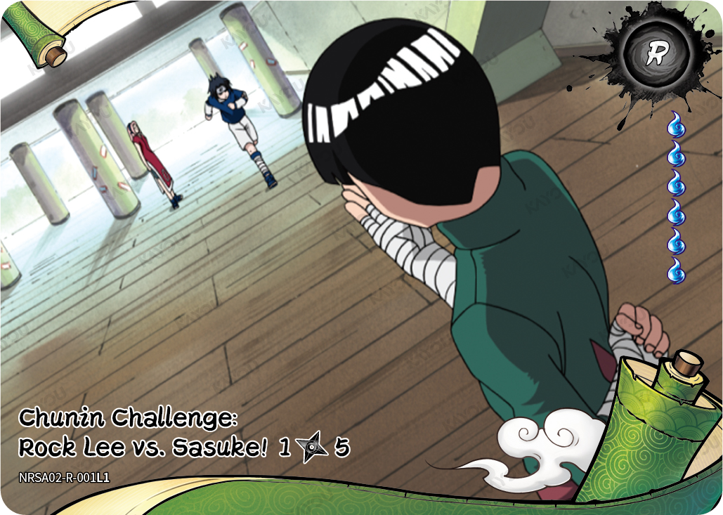 Chunin Challenge: Rock Lee vs Sasuke! (1/5) — NRSA02-R-001L1