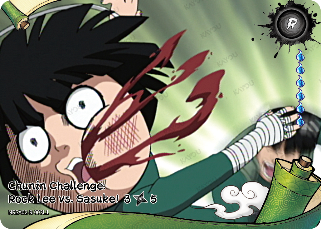 Chunin Challenge: Rock Lee vs Sasuke! (3/5) — NRSA02-R-003L1