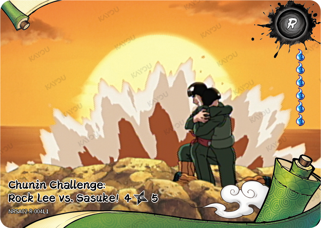 Chunin Challenge: Rock Lee vs Sasuke! (4/5) — NRSA02-R-004L1