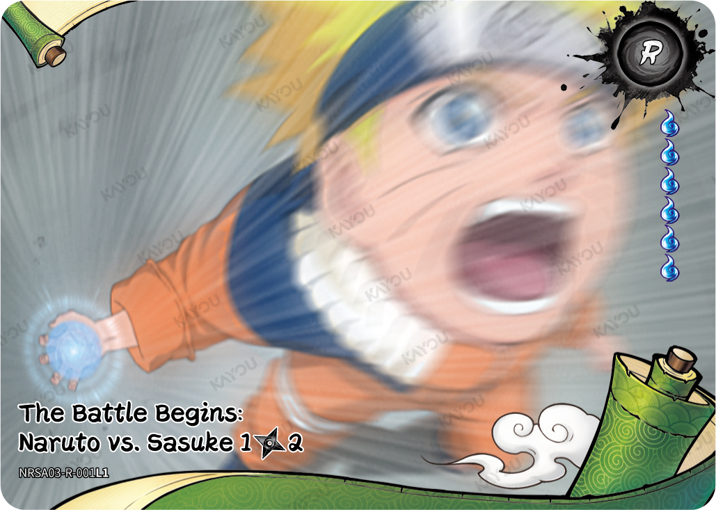 The Battle Begins: Naruto vs. Sasuke (1/2) — NRSA03-R-001L1