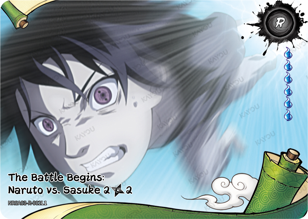 The Battle Begins: Naruto vs. Sasuke (2/2) — NRSA03-R-002L1